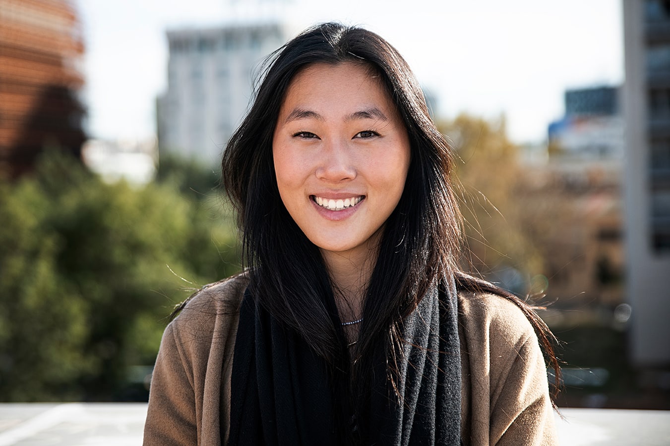 Close-up of a bright, radiant smile after Zoom Teeth Whitening treatment